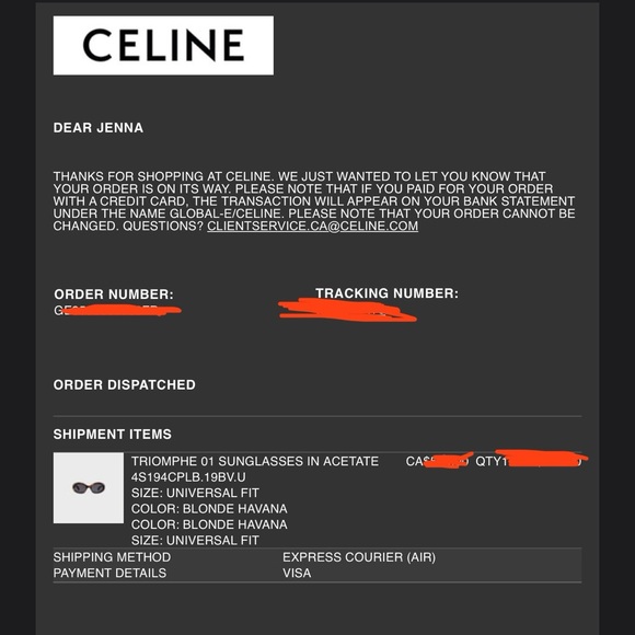 Celine Sunglasses - Picture 5 of 8